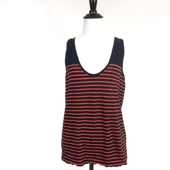 XSOLDX J Crew Vintage Cotton Striped Tank - Picture 2 of 6